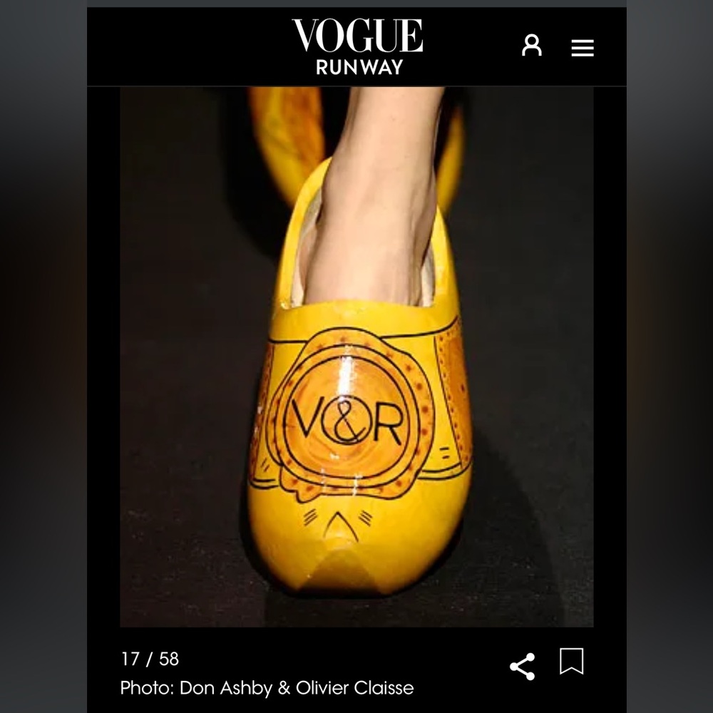 Viktor & Rolf Fall 2007 Clog Heel